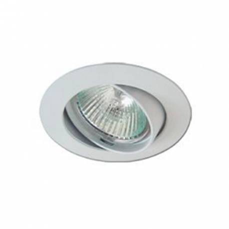 Foco redondo empotrable basculante Maslighting IP20 blanco