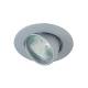 Foco fundición redondo empotrable basculante Maslighting IP20 gris