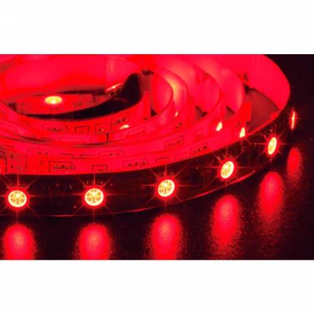 Tira de led 3528 rollo de 5m disponible en 3 colores 12v 60 led/m IP20 color rojo