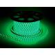 Tira de led 3528 de 1 metro en tubo de PVC. IP65 60 Led/m 220v color verde