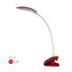 Flexo resina con pinza y Chip Led LG 7W 4800K 320 lm rojo