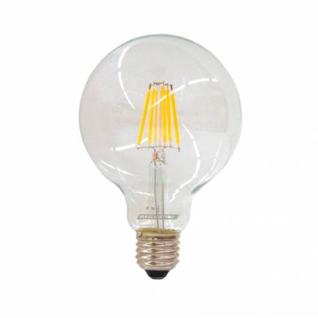 Lámpara Vintage Led E27 6W 650 Lm 3000K 360° evoca las antiguas lámparas con filamento