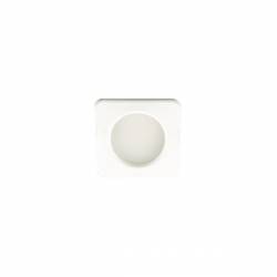 Foco Integrado Compact con aro cuadrado fabricado en termoplástico