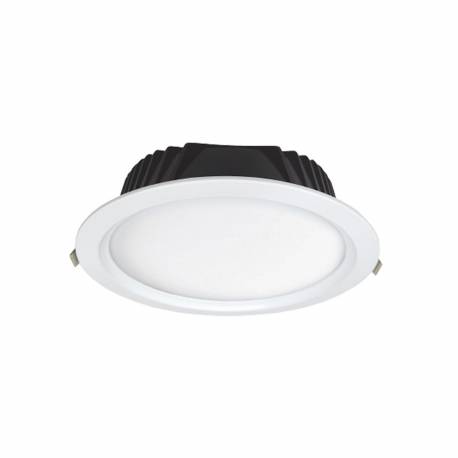 Downlight led Pro 30 W 3000 lúmenes aluminio y policarbonato