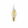 Bombilla led E14 Filamento Classic Vela Flama Oro 5W 424 lumens
