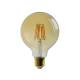 Bombilla led E27 Filamento Classic G95 Oro 8W 680 lumens