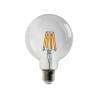 Bombilla led E27 Filamento Classic G95 Transparente 8W 850 lumens